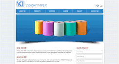 Desktop Screenshot of esskayimpex.com